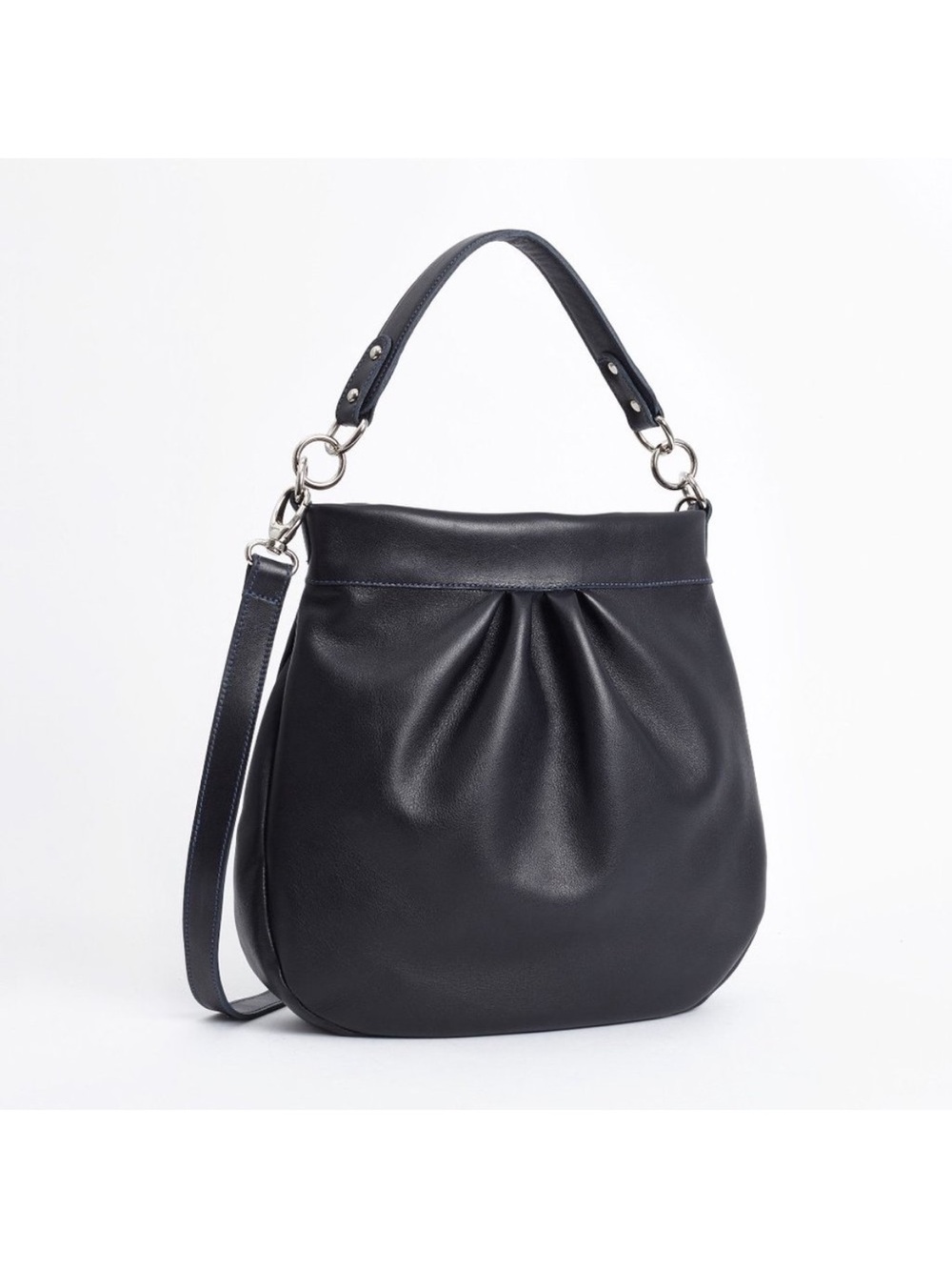 Vintage Roots Olivia Black Leather Bag